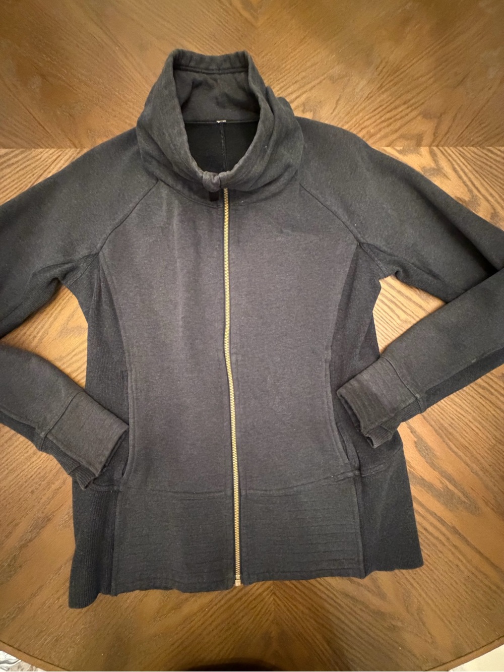 Early lululemon Charcoal Zip-Up Funnel Neck Jacket